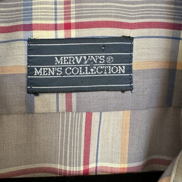 Vintage 1980's Mervyns Men's Collection Shirt - Picture 2 of 7
